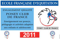la ffe a attribuée au poney-club le label qualité 2011